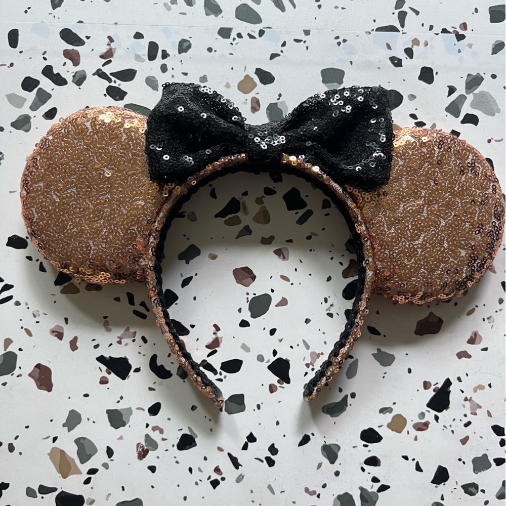 Rose Gold Sequin Mouse Ears
